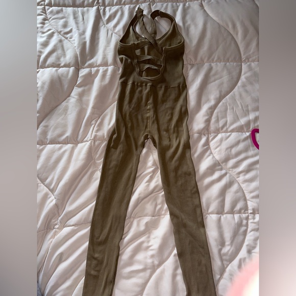 FP Movement by Free People tan yoga onesie size small - Picture 3 of 7